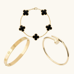 Miami Lumière Armbandset Schwarz