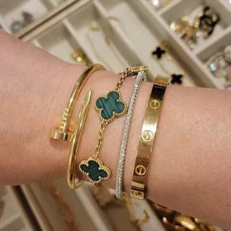 Clover Armband Grün