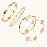 4-teilige Armband-Set - Gold