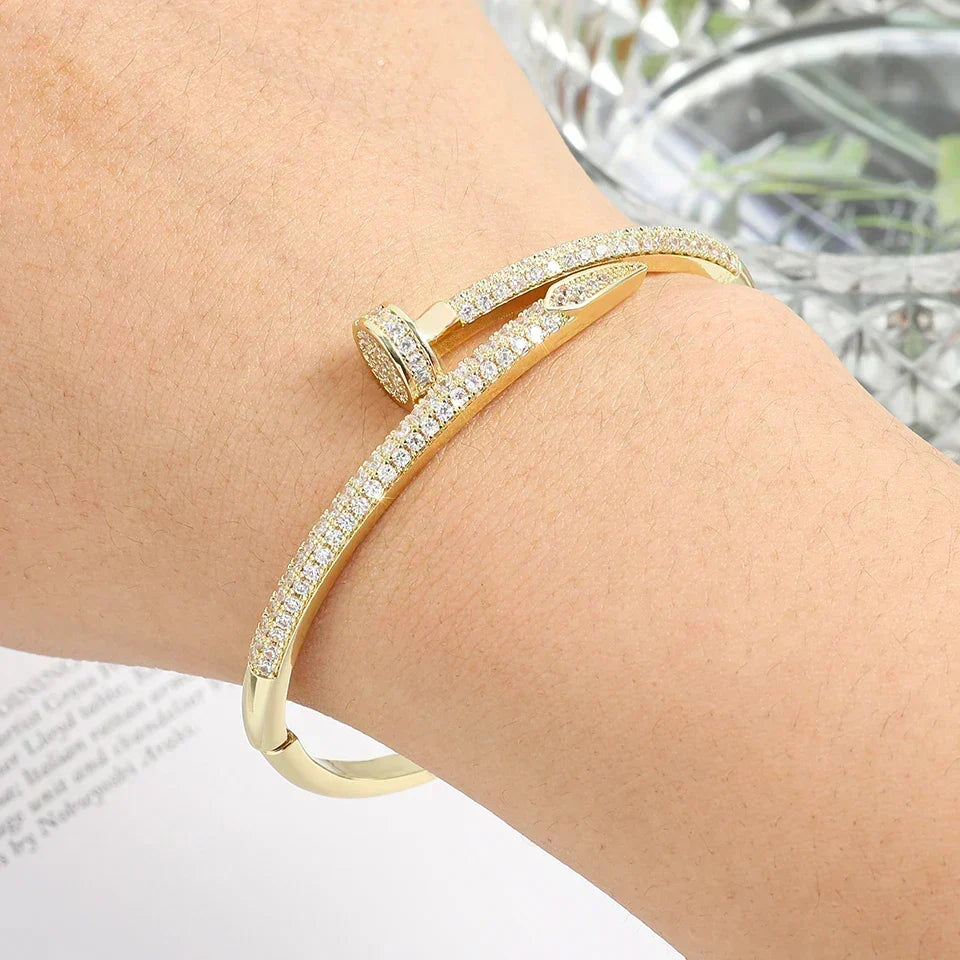 SPIKE | Voller Diamantarmband