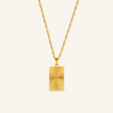 Madison Diamanthalskette in Gold