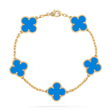 KLEEBLATT | Blauer Armband