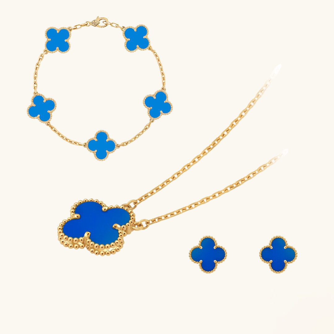 Clover Premium Blaues Set