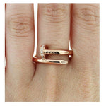 SPIKE | Ring aus Roségold Prestige