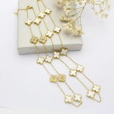 KLEEBLATT | 10 Motive Weißes Halsband