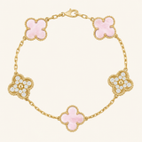 KLEEBLATT | Golden Pink Armband Prestige