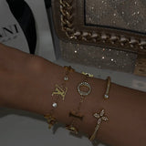 CR Armband in Gold