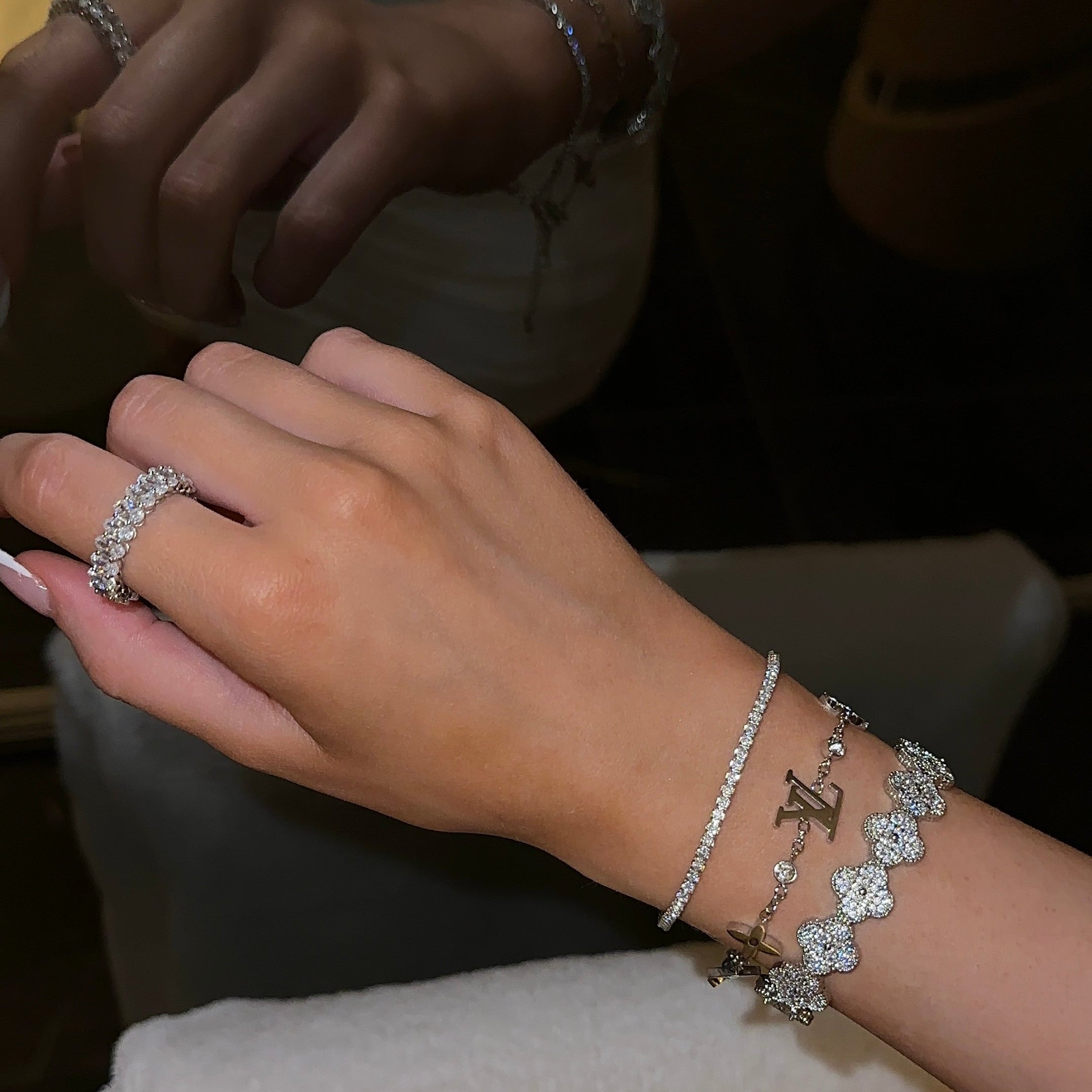 Lacey Armband in Silber