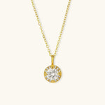 Adora Edelsteinhalskette in Gold
