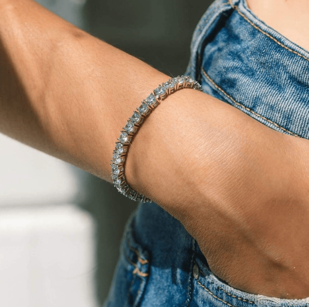 Klassisches Tennisarmband