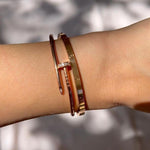 Elegance Nagelarmband in Roségold