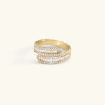 Candice Offener Ring in Gold