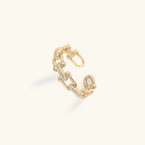 Chloe Offener Ring in Gold