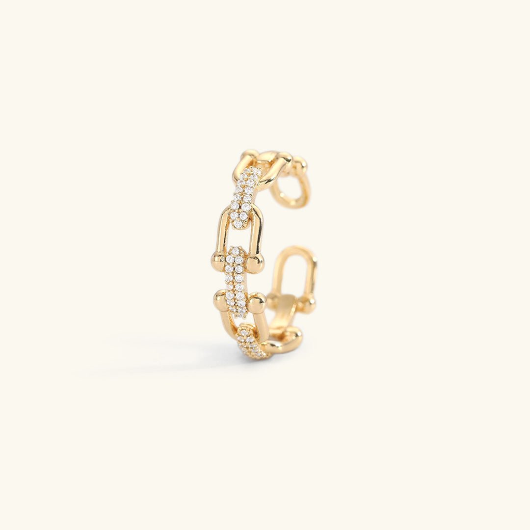 Chloe Offener Ring in Gold