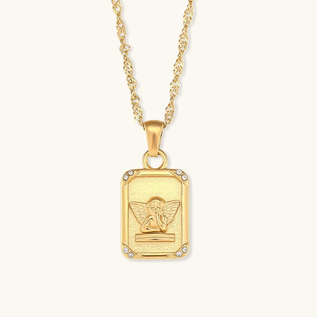 Cleo Engelhalskette in Gold