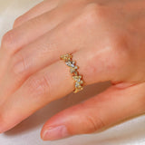 Colleen Schmetterlingsring in Gold
