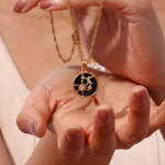 Cybil Himmelshalskette in Gold