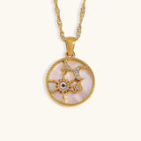 Cybil Himmelshalskette in Gold