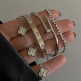 4-teilige Armband-Set "Silvio"