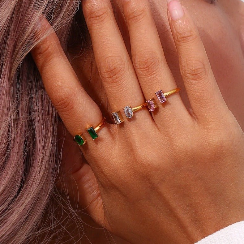 Fedilia Edelsteinring in Gold