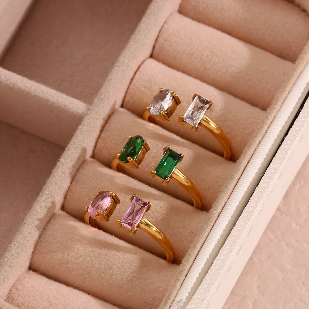 Fedilia Edelsteinring in Gold