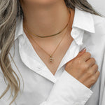Fiona Initialenhalskette in Gold