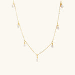 Freeda Perlenhalskette in Gold