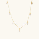 Freeda Perlenhalskette in Gold