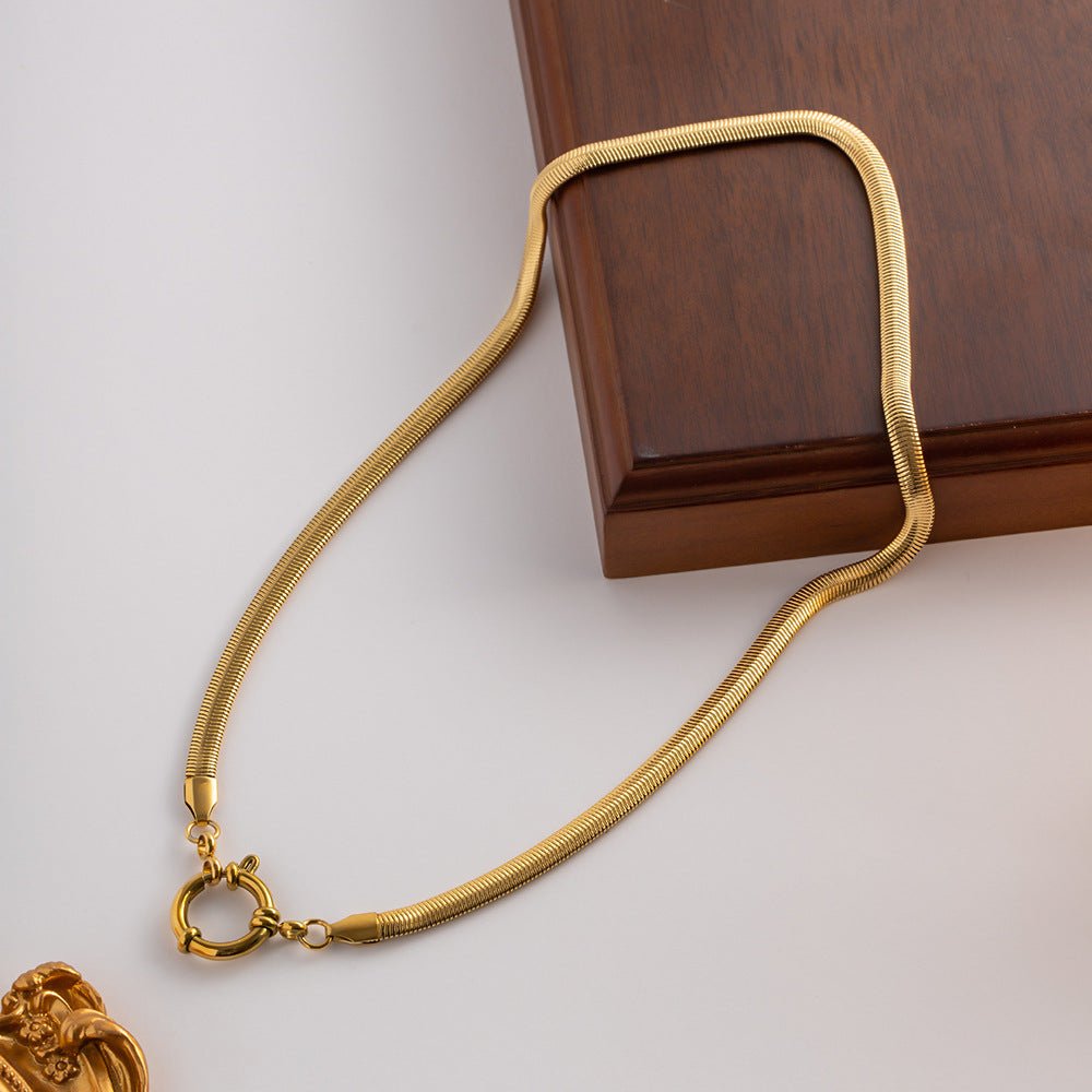 Gabriella Schlangenkette Halskette in Gold