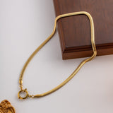 Gabriella Schlangenkette Halskette in Gold