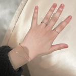 Gabrielle Schmaler Ring in Gold