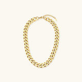 Gianna Grobe Gliederhalskette in Gold