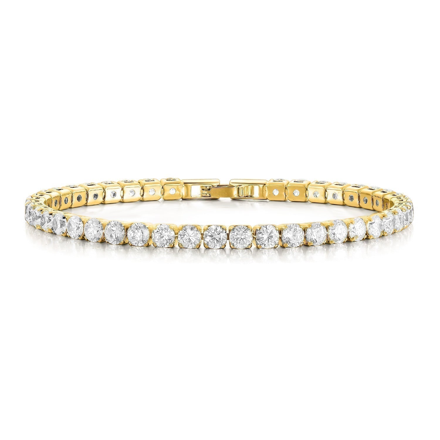 Tennisarmband in Gold