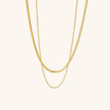 Hailey Layering-Halskette in Gold