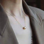 Jessica Herzhalskette in Gold