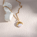 Kimberly Perlenhalskette in Gold