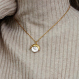 Kimberly Perlenhalskette in Gold