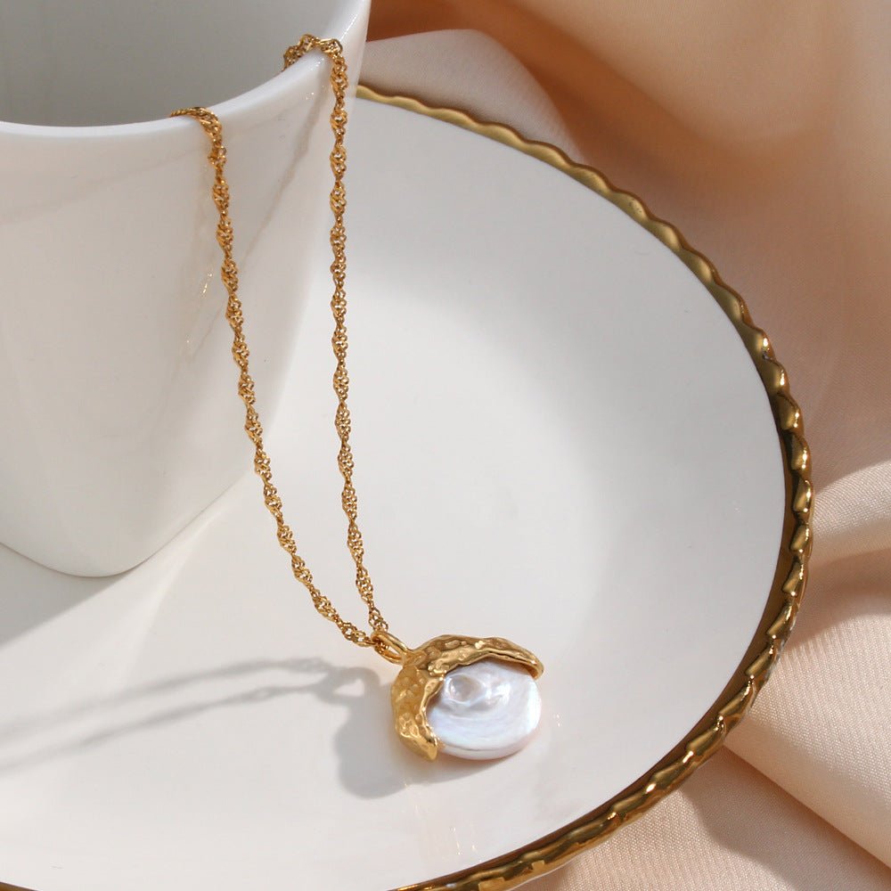 Kimberly Perlenhalskette in Gold