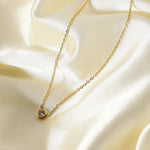 Kira Diamanthalskette in Gold