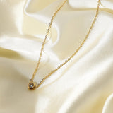 Kira Diamanthalskette in Gold