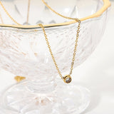 Kira Diamanthalskette in Gold