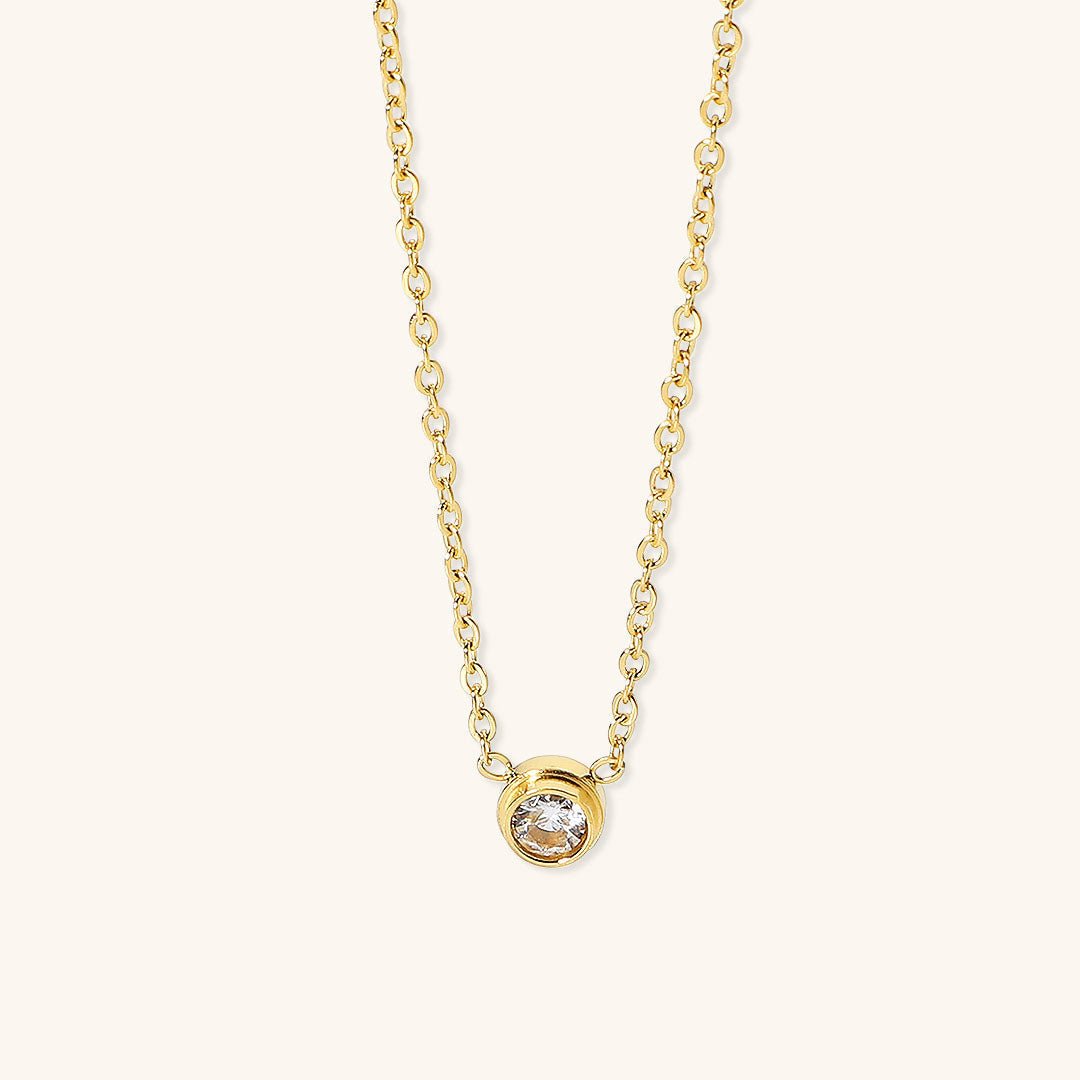 Kira Diamanthalskette in Gold