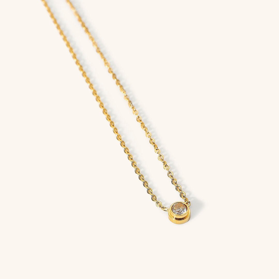 Kira Diamanthalskette in Gold