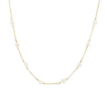 Laney Perlenhalskette in Gold