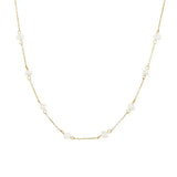 Laney Perlenhalskette in Gold
