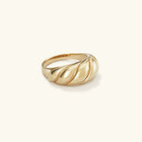 Lorelei Glänzender Croissant-Ring