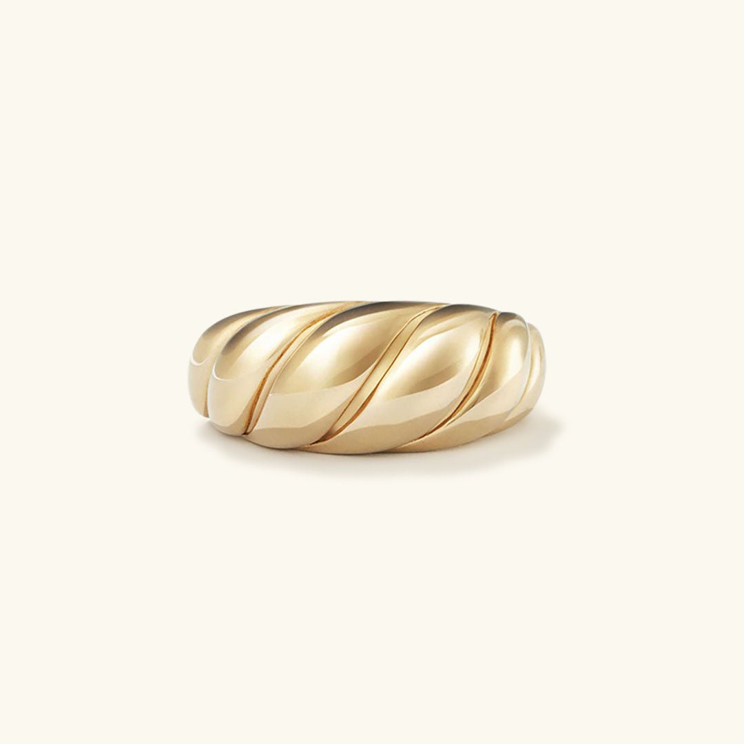 Lorelei Glänzender Croissant-Ring