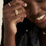 Lorelei Glänzender Croissant-Ring