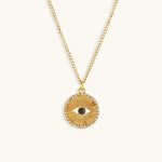 Mathilde Diamantbesetzte Halskette in Gold