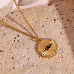 Mathilde Diamantbesetzte Halskette in Gold
